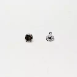 2 feux arrières ø 3.50 mm - White Metal Chromé - Artisans43