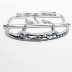 Pare-chocs AV/AR + Feux arrière - Citroën DS Cab - White Metal - 1:43