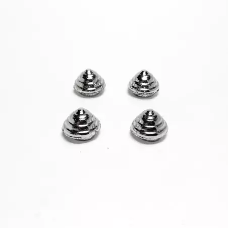 4 inserts ø9 mm - White Metal - 1:43 - Artisans 43