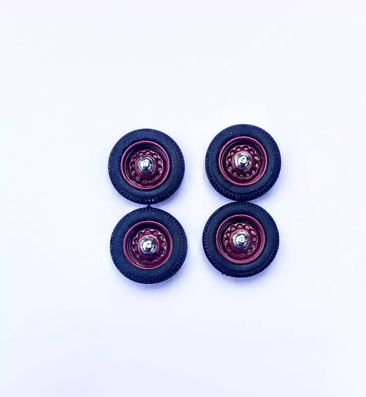 PANHARD - 4 roues complètes - Bordeaux - Ech 1:43 |Pièces et kits p...