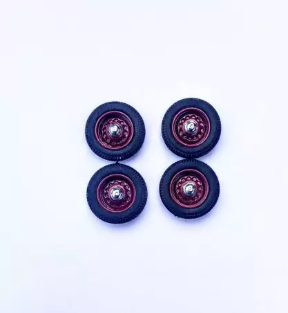 PANHARD - 4 roues complètes - Bordeaux - Ech 1:43 |Pièces et kits p...