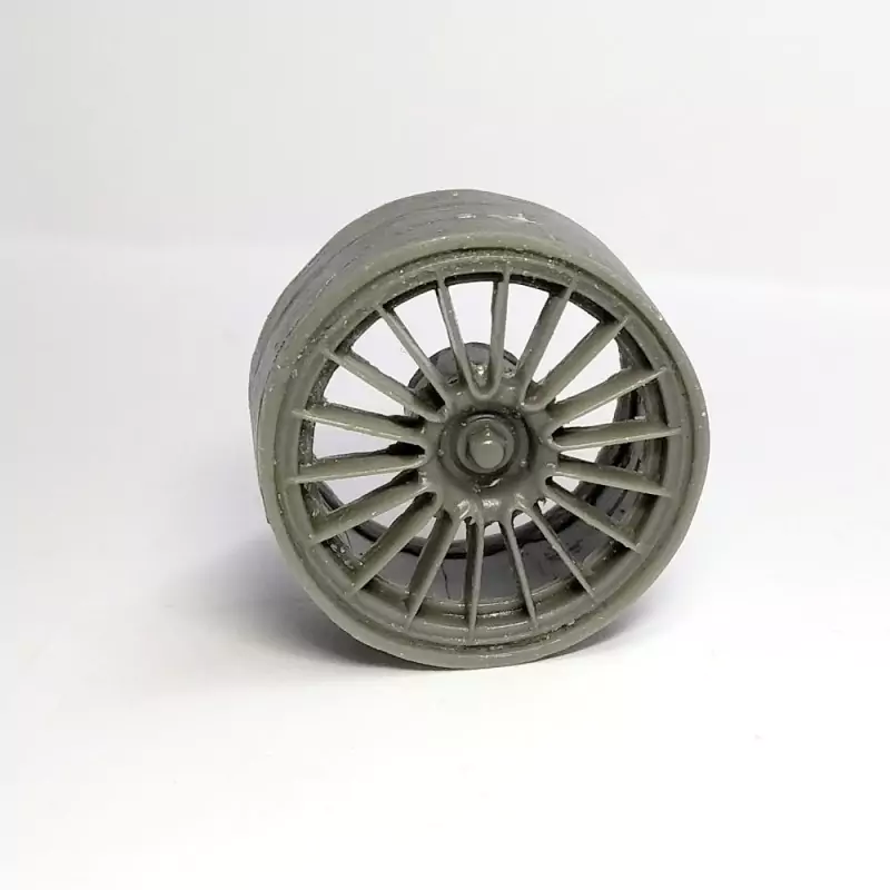 4 jantes ø30 X 15.50mm - Résine - 1:18