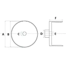 4 jantes ø8.20 mm - Laiton + Nickelage - CPC Production