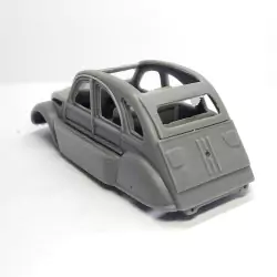 Carrosserie : Citroën 2CV Amphibie - Résine - 1:43