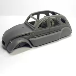 Carrosserie : Citroën 2CV Amphibie - Résine - 1:43