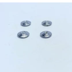 4 inserts ø6.50 mm - White Metal - 1:43