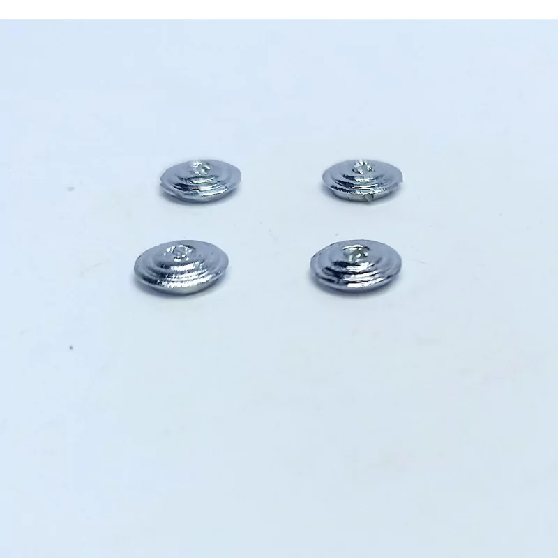 4 inserts ø6.50 mm - White Metal - 1:43
