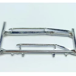 Galerie - Longueur 27.50 mm White Metal Chromé - 1:43