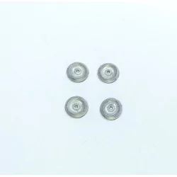 4 inserts ø8mm - White Metal - 1:43