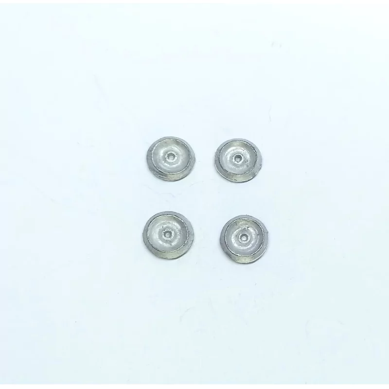 4 inserts ø8mm - White Metal - 1:43