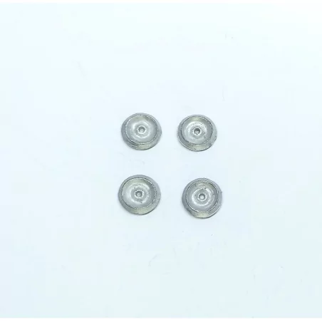 4 inserts ø8mm - White Metal - 1:43