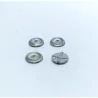 4 inserts ø8mm - White Metal - 1:43
