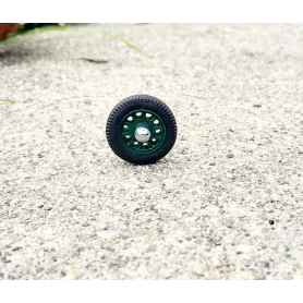 PANHARD - 4 roues complètes - Vert - Ech 1:43