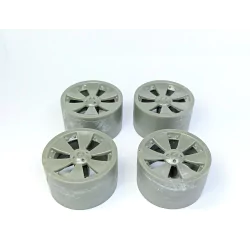 4 jantes en résine - ø31 mm