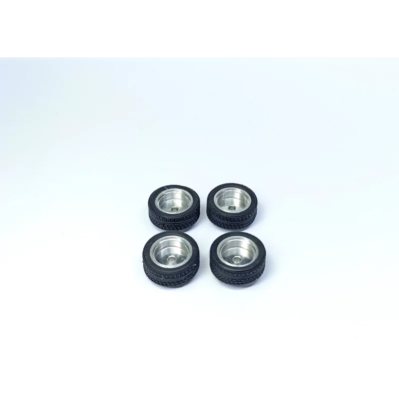 4 Pneus + Jantes Aluminium - Ø 15 Mm - CPC Production