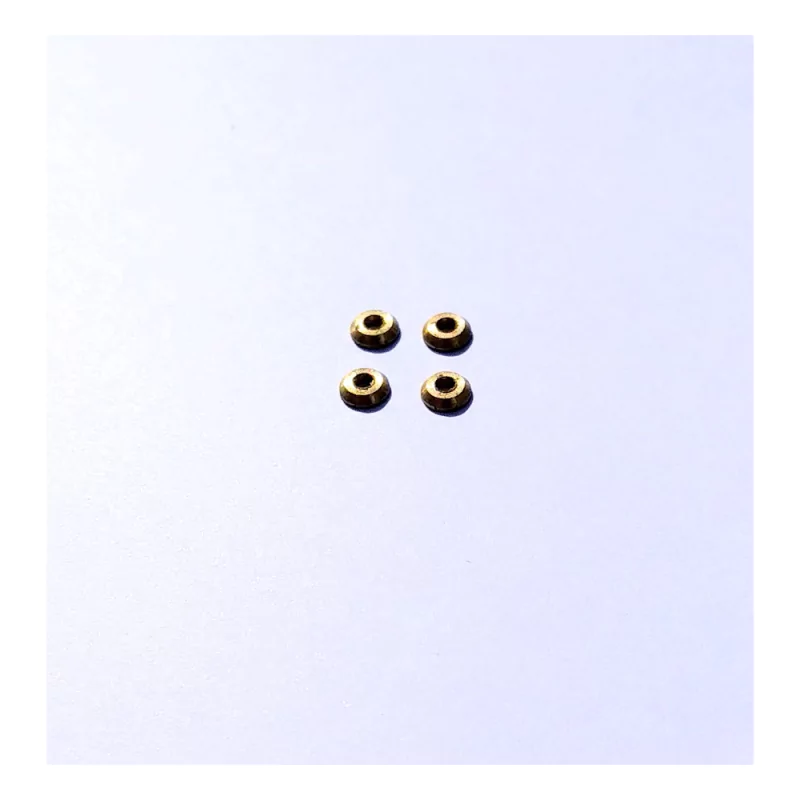4 Embases ø 4 mm en laiton - Ech. 1:43 |Pièces et kits pour voiture...
