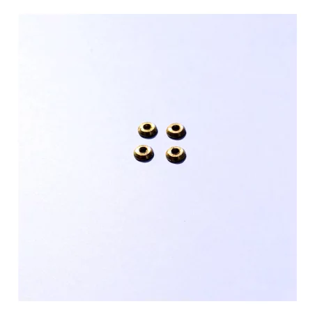 4 Embases ø 4 mm en laiton - Ech. 1:43 |Pièces et kits pour voiture...