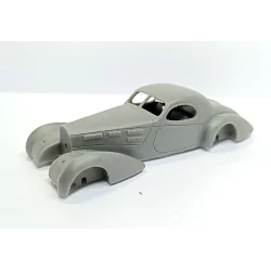 Incomplet : Bugatti T57 Coupé Gangloff 1935 - Résine - 1:43