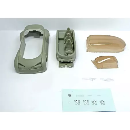 Carrosserie : Peugeot City Toys - Bobslid - Résine - 1:43