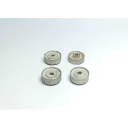 4 Jantes AR de jumelage ø11 mm - White Metal