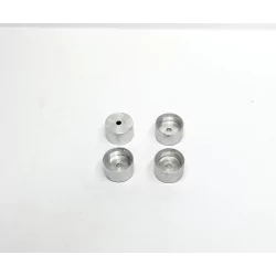 4 Jantes en Aluminium Ø 11 x 6 mm - Ech 1:43 - CPC Production