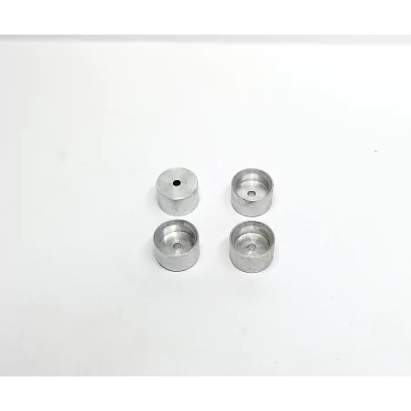 4 Jantes en Aluminium Ø 11 x 6 mm - Ech 1:43 - CPC Production