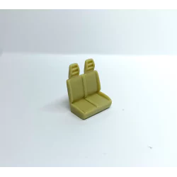 Double siège pour fourgon - H.24mm L20 mm - Résine - 1:43