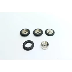 4 Pneus + Jantes Laiton - Ø 18 Mm - CPC Production