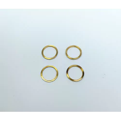 4 Bagues d'insert male ø16 mm - Laiton - CPC Production