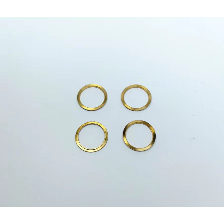 4 Bagues d'insert male ø16 mm - Laiton - CPC Production