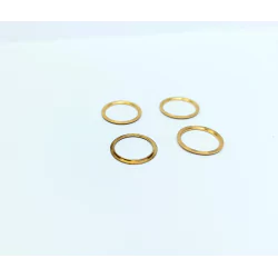 4 Bagues d'insert male ø16 mm - Laiton - CPC Production