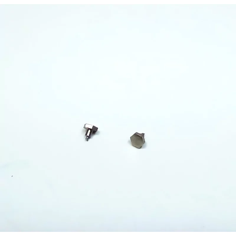 2 bouchons 6 pans de 2 mm - Laiton nickelé - CPC Production