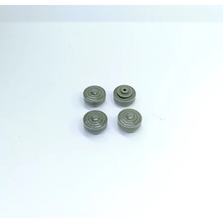 4 Jantes en résine - BENTLEY Cabriolet Gurney Nutting - Ech. 1:43