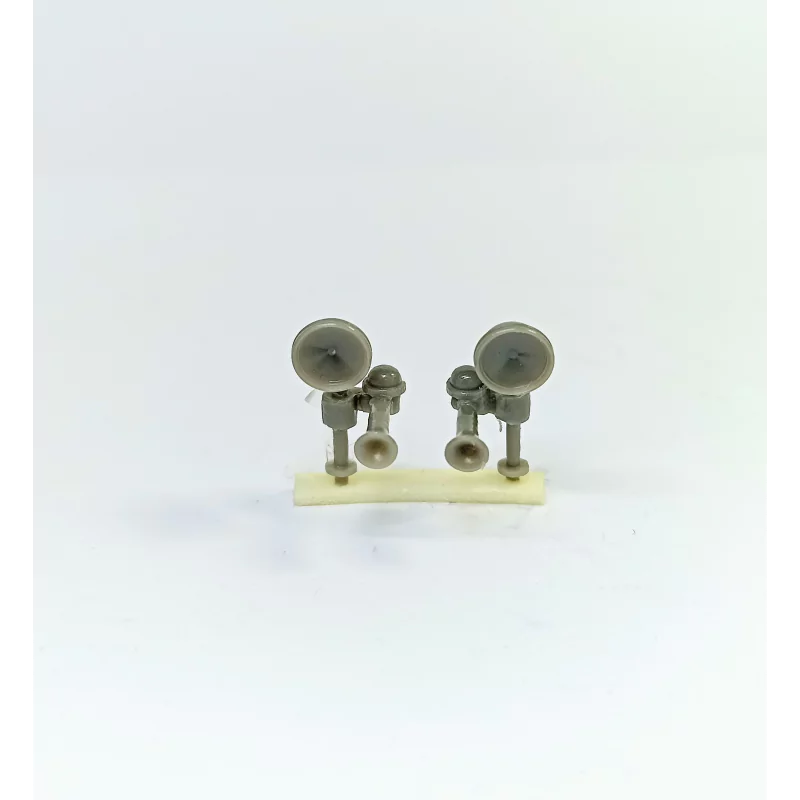 2 Phares Bentley Gurney Nutting ø6 + Trompette de Klaxon - Résine -...