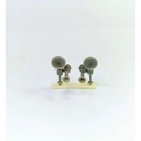2 Phares Bentley Gurney Nutting ø6 + Trompette de Klaxon - Résine -...
