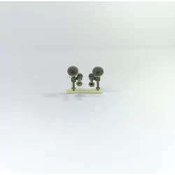 2 Phares Bentley Gurney Nutting ø6 + Trompette de Klaxon - Résine -...