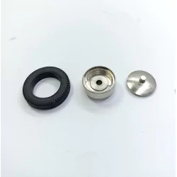 4 roues en laiton + Nickelage - ø18 mm - 1:43