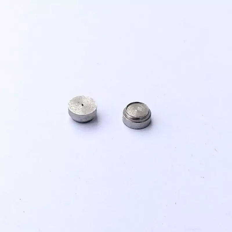 2 Bases pour Phares ø3.50 - Laiton Nickelé - CPC