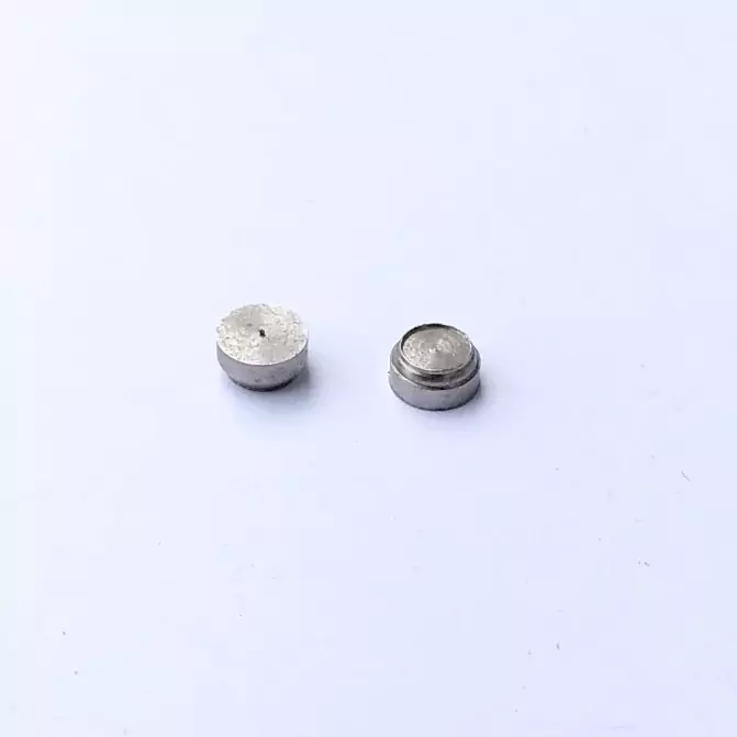 2 Bases pour Phares ø3.50 - Laiton Nickelé - CPC