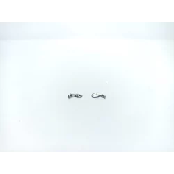 2 rétroviseurs rectangulaires chromés (même côté) - 4X2.60 mm - 1:43