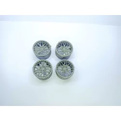 4 Jantes ø30 x 17 mm - Résine - 1:18