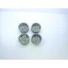 4 Jantes ø30 x 17 mm - Résine - 1:18