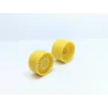 4 jantes en résine AV ø23mm - AR ø25.70mm - Résine -1:18