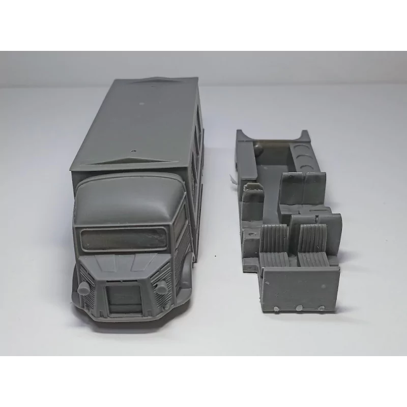 Incomplet : Kit Citroën HY Rallongé Neba - Résine - 1:43