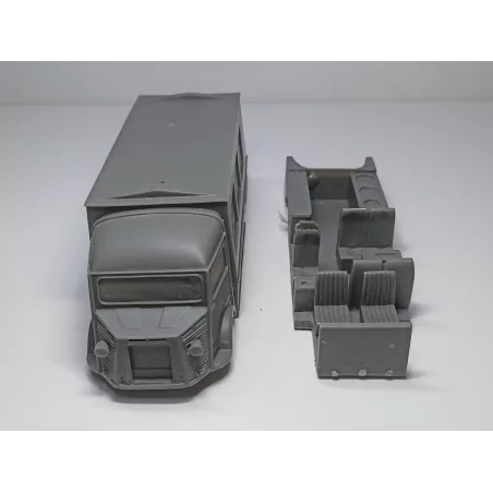 Incomplet : Kit Citroën HY Rallongé Neba - Résine - 1:43