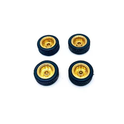 4 Pneus + Jantes Laiton - ø 14.50 mm - CPC Production