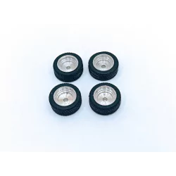 4 Pneus + Jantes Aluminium - ø 14.40 mm - CPC Production
