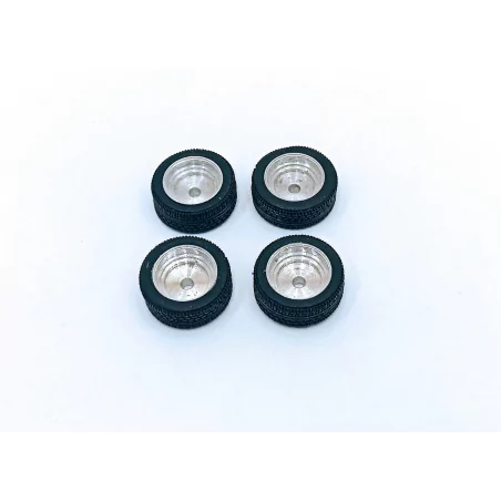 4 Pneus + Jantes Aluminium - ø 14.40 mm - CPC Production