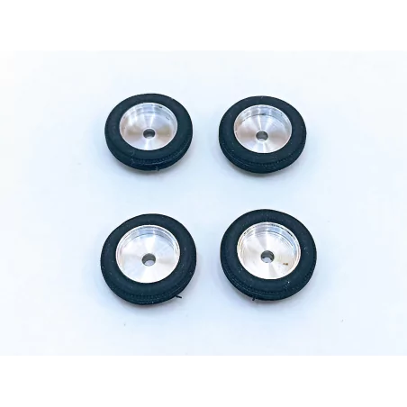 4 Pneus + Jantes Aluminium - ø 15.30 mm - CPC Production