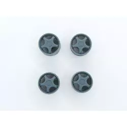 4 Jantes ø11.50mm - Résine 3D - 1:43